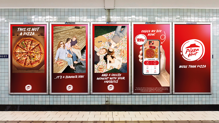Pizza Hut Sverige tar omtag i varumärkesarbetet, lanserar Pizza Hut - More than pizza