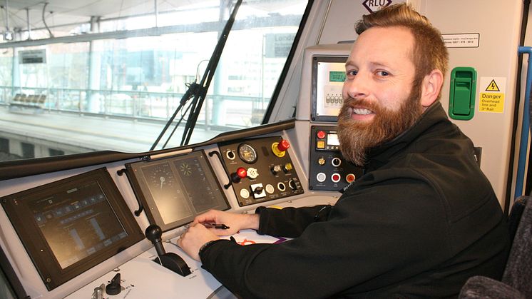 Newly-qualified Thameslink driver Paul Butler