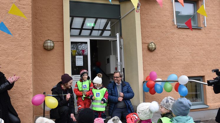Ännu en ny centrumnära förskola är invigd 