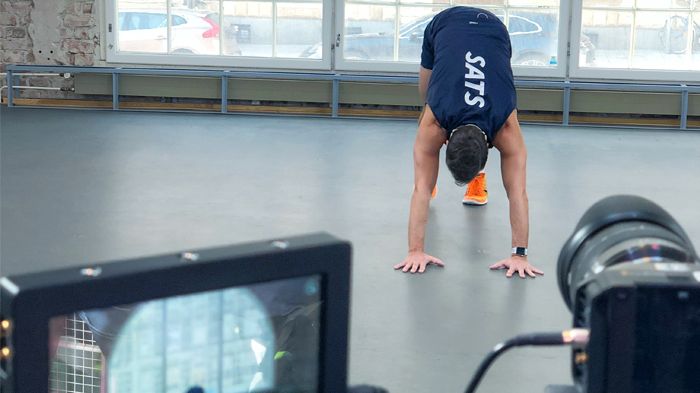 SATS lanserer direktesendt trening