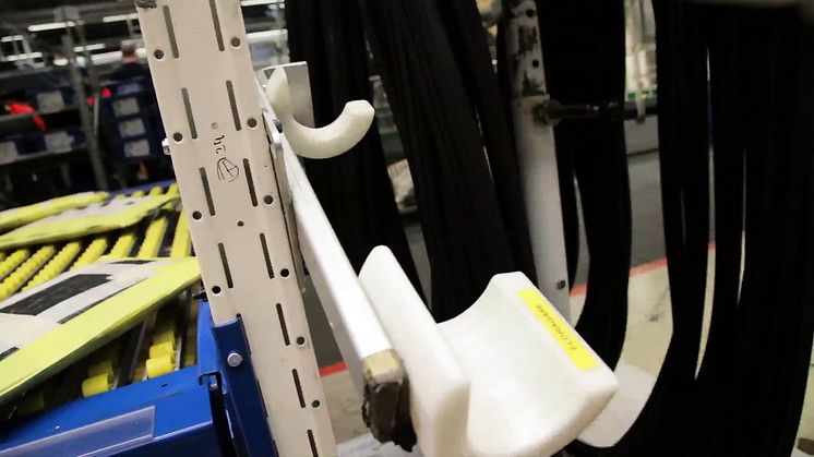 Manufacturing footage from the Volvo Cars manufacturing plant in Torslanda, Sweden