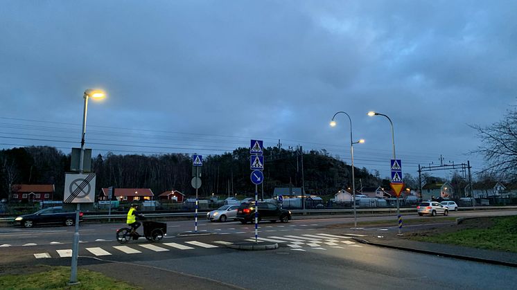 Nya cykelöverfarter i Kungsbacka