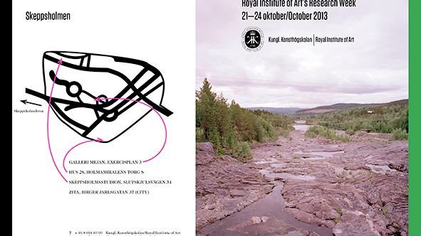Idag startar Kungl. Konsthögskolans forskningsvecka. Välkommen!