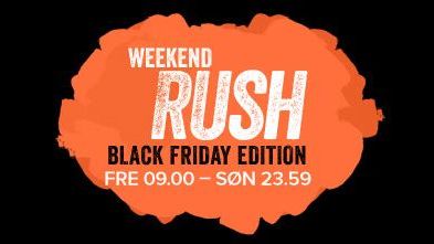 Dustin feirer førjulstiden Black Friday og Cyber Monday