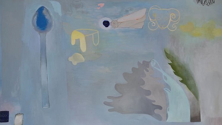 Mia Fagergren visar måleri på Örebro Konsthall