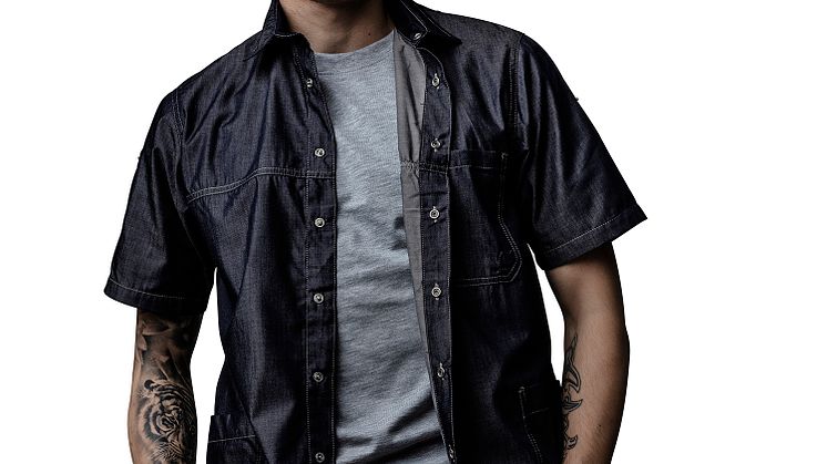 OMVÅRDA Skjorta FK Jeans Dark Ocean
