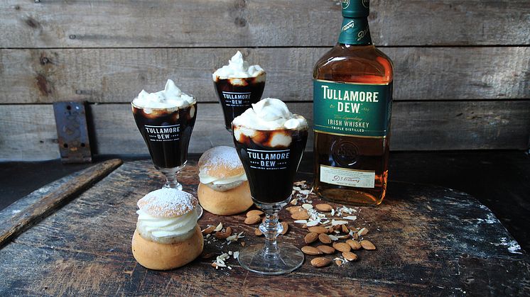 En Tullamore D.E.W. Irish Coffee med en härlig semmeltwist. 