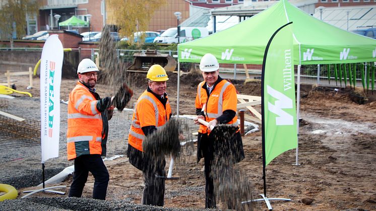 Willhem byggstartar nya hyresrätter i Borås