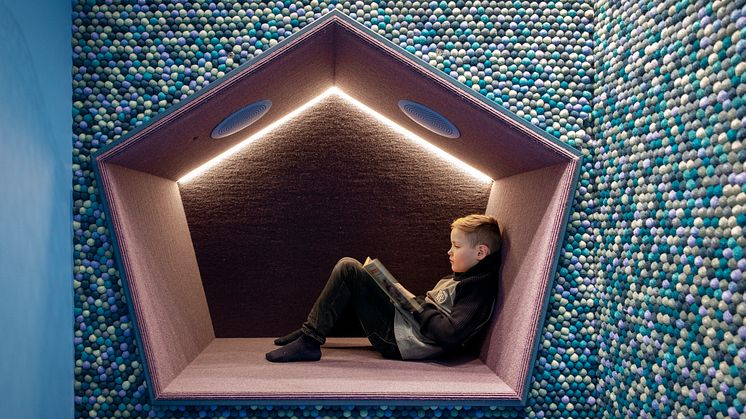 Deichman Bjørvika. Children's section, 2nd floor.