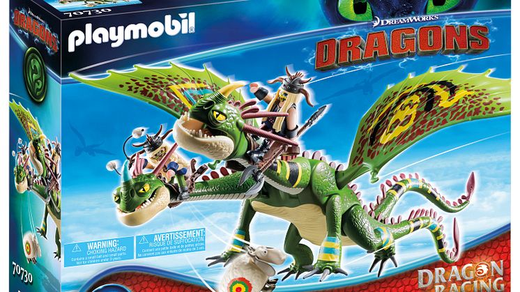 Dragon Racing Raffnuss und Taffnuss mit Kotz und Würg von PLAYMOBIL (70730)