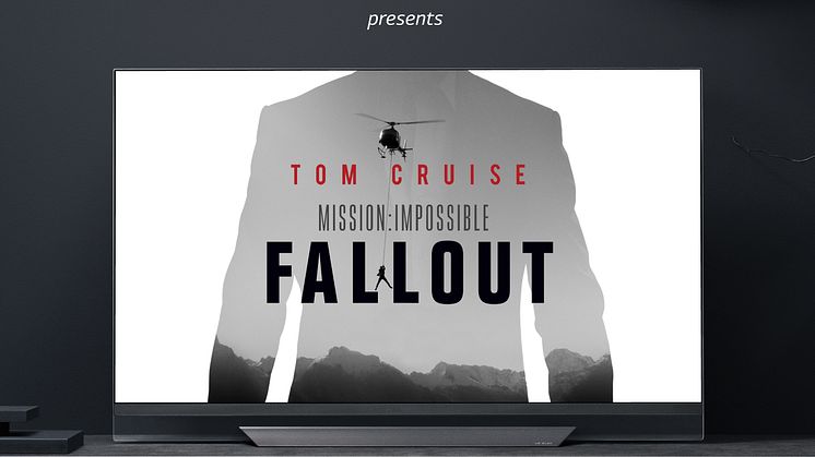 Den svenska galapremiären av Mission: Impossible – Fallout får knivskarp bildskärpa, perfekt svärta och djupare färger av LG Electronics