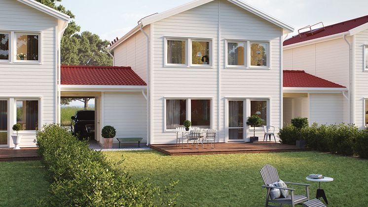 Brf Täppan i Kumlaby - baksida