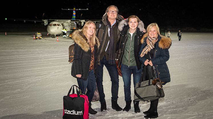 Familjen Nygård från Ängelholm. 