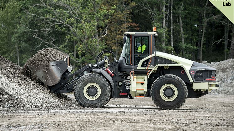 Electric Site - Volvo LX1 elhybridbaserad koncepthjullastare