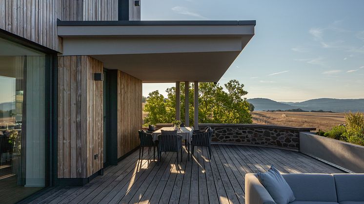 Charakterstark & langlebig: Fassade aus Kebony Character
