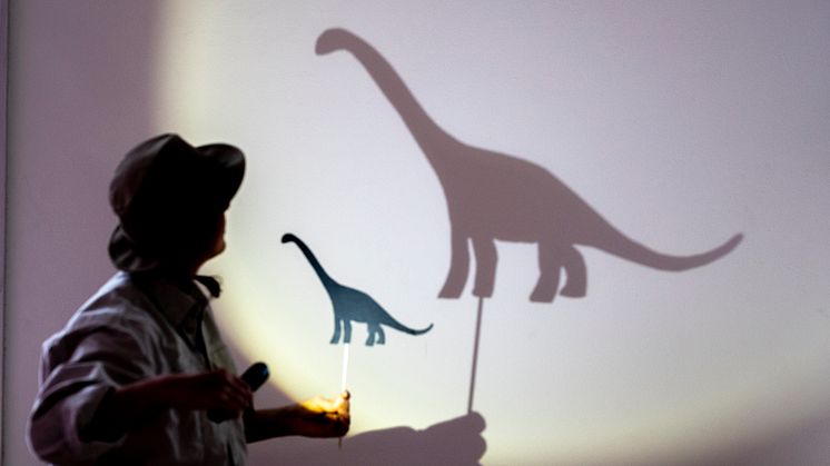 Dino-Doris med ficklampa