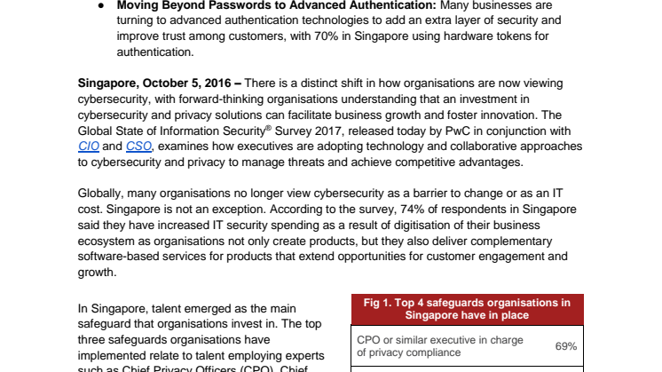Phishing emerges as top cyber threat to organisations in Singapore, finds new PwC report