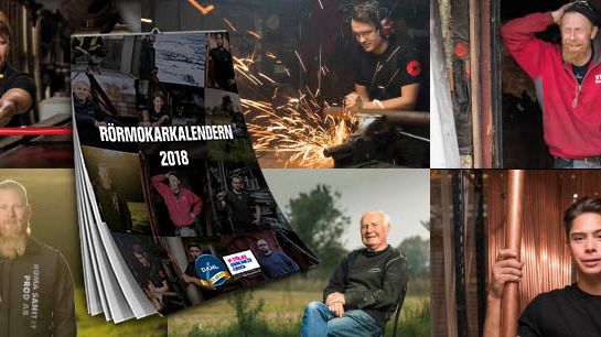 Rörmokarkalendern till förmån för Barncancerfonden från Dahl Sverige AB