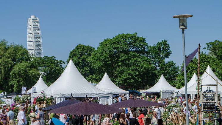 Trädgårdsmarknaden under Malmö Garden Show 2018