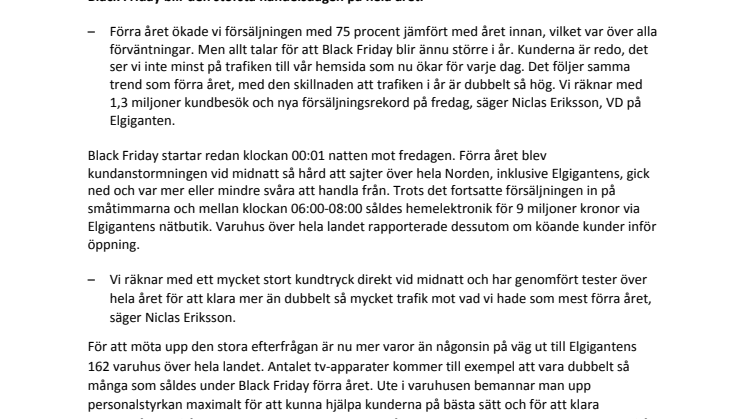 Nya rekord att vänta på Black Friday 