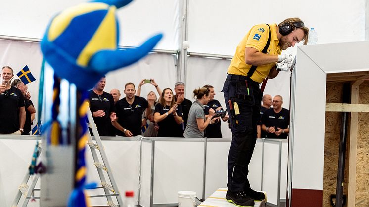 Olle Spetz nådde toppresultat i yrkes-EM