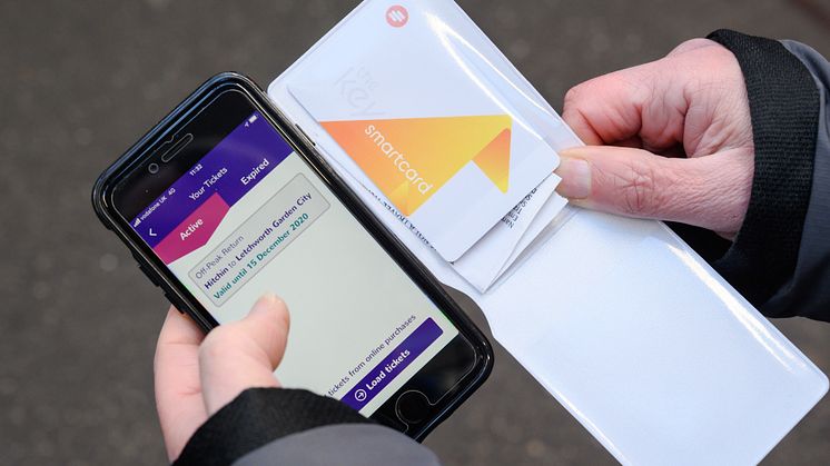 Using the key smartcard at Hitchin