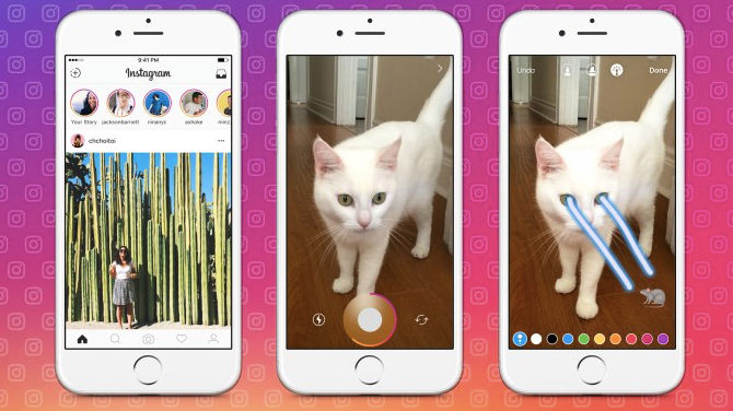 Sådan fungerer den nye Stories-feature på Instagram