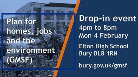 Second drop-in session for the Greater Manchester Spatial Framework