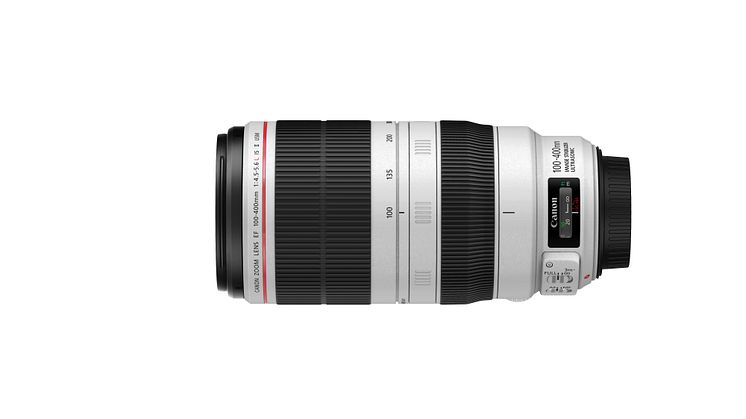 EF 100-400mm f4.5-5.6L IS II USM Top with cap