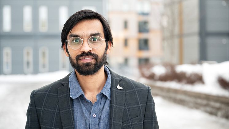 Vaibhav Sharma, forskare i medicinsk teknik vid Luleå tekniska universitet 