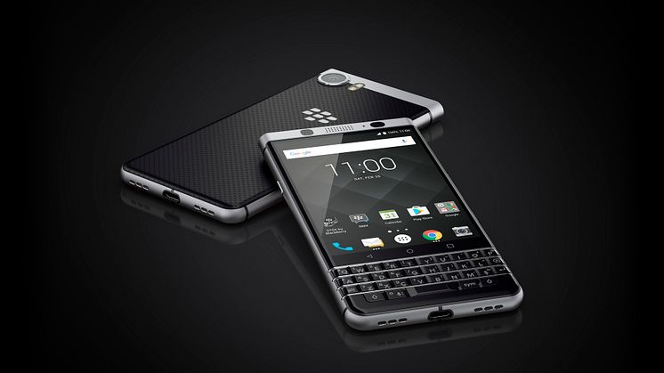 BlackBerry KEYone, highres on black