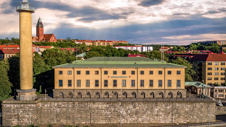 Sjöfartsmuseet Akvariet från älven.