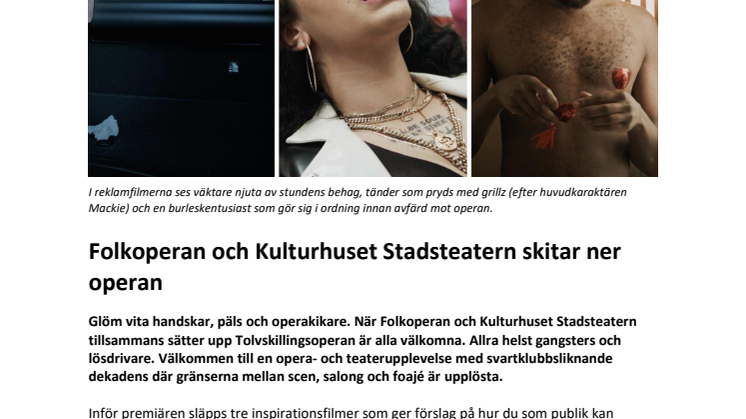  Folkoperan och Kulturhuset Stadsteatern skitar ner operan