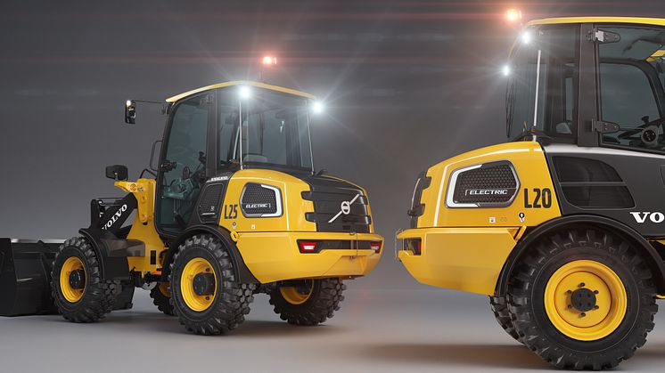 Volvo eldrivna hjullastare