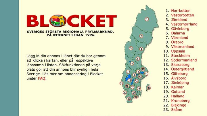 Blocketsajten 2001