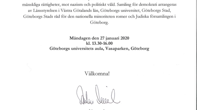 Program Samling för demokrati