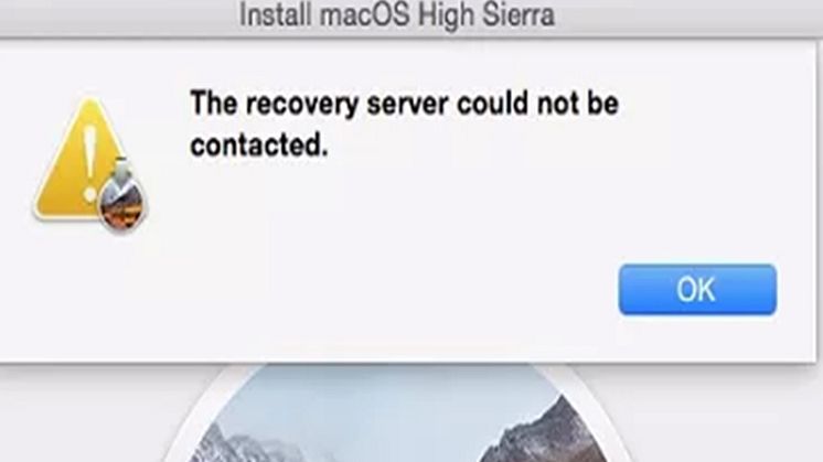 impossibile contattare il server di recupero