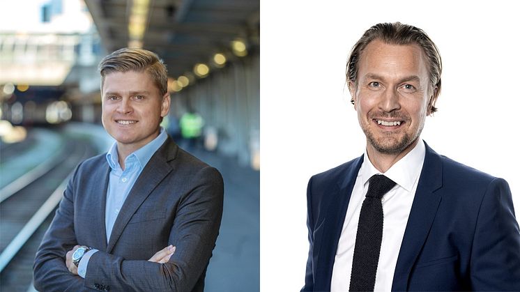 Mats Johannesson tar över vd-rollen på MTR Pendeltågen och Joakim Sundh blir ny vd på MTRX