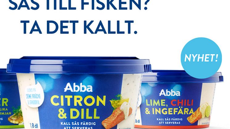 Kalla såser från Abba underlättar fiskmiddagen