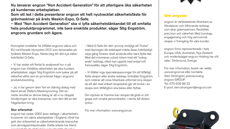engcon lyfter säkerheten till nya nivåer