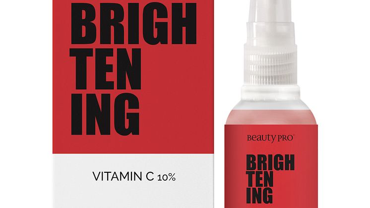 BeautyPro BRIGHTENING Serum Box and Bottle