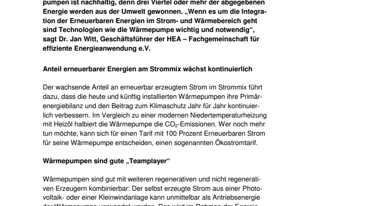 Die Wärmepumpe – Heizsystem mit vielen Vorteilen!