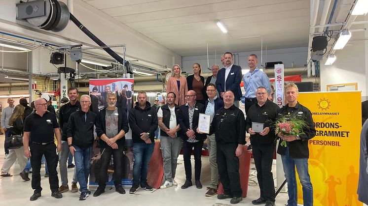 Nobelgymnasiet i Karlstad certifierat som Motorbranschcollege