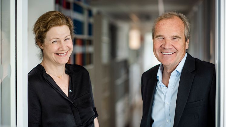 FUB:s förbundssekreterare Christina Heilborn och förbundsordförande Anders Lago. Fotograf: Linnea Bengtsson