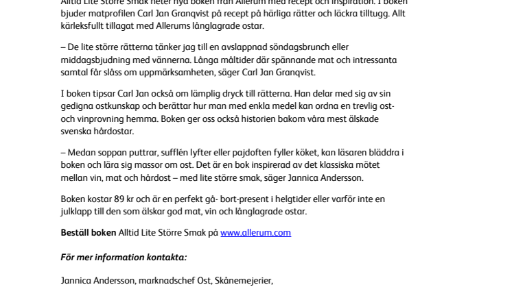 En ovanligt god bok från Allerum