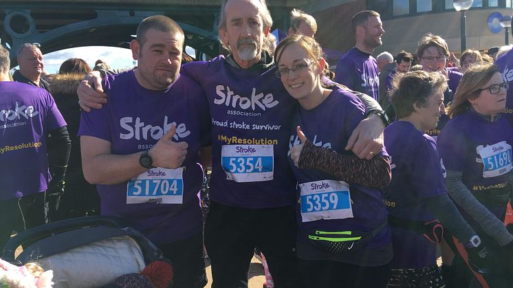 ​Local stroke survivor joins the resolution for the Stroke Association
