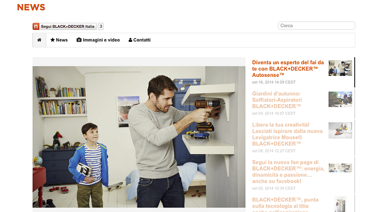 BLACK+DECKER™ launches brand newsrooms across 16 markets to power digital communications