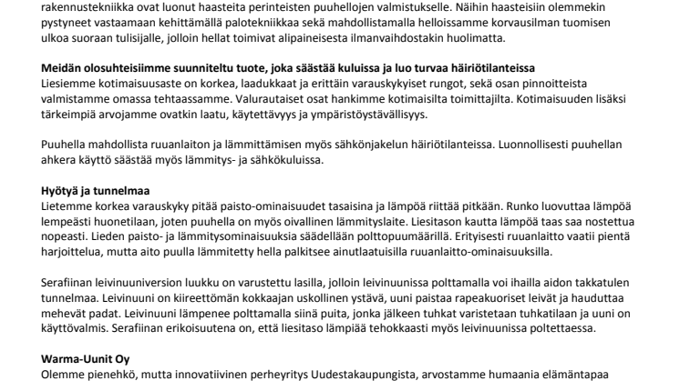 Vuoden 2018 tulisijahitti on PUUHELLA! 