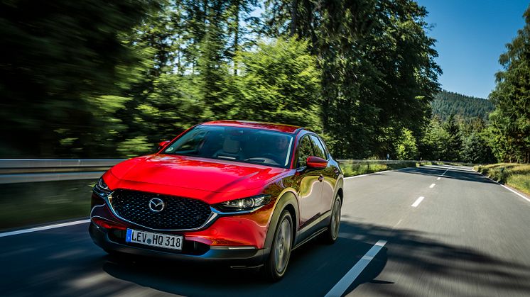 Mazda CX-30 i Soul Red Crystal
