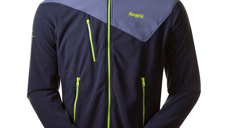 Tysnes Jacket - Navy/Dusty Blue/Neon
